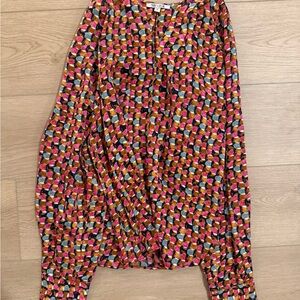 NIC+ZOE Multicolor Patterned Top